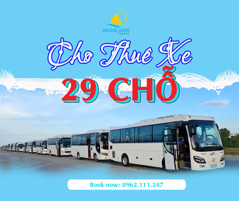 cho thuê xe 29 chỗ đi Nha Trang