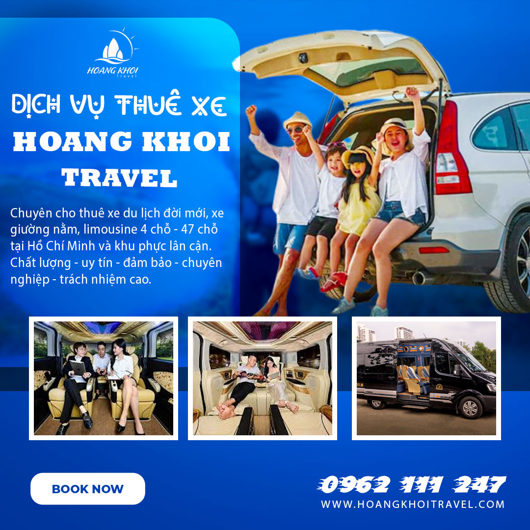 Cho thuê xe Tp. Hồ Chí Minh đi Đảo Bình Hưng Giá Rẻ Nhất, Dịch Vụ Tốt Nhất