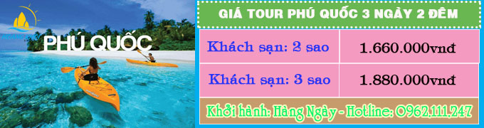 Hoàng Khởi Travel - Tour Phú Quốc 3N2Đ giá chỉ 1.660.000 vnđ