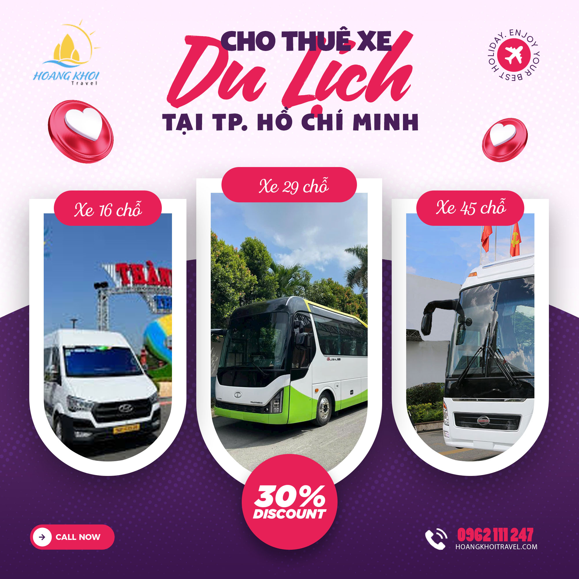 Cho thuê xe Tp. Hồ Chí Minh đi Rạch Giá Giá Rẻ Nhất, Dịch Vụ Tốt Nhất