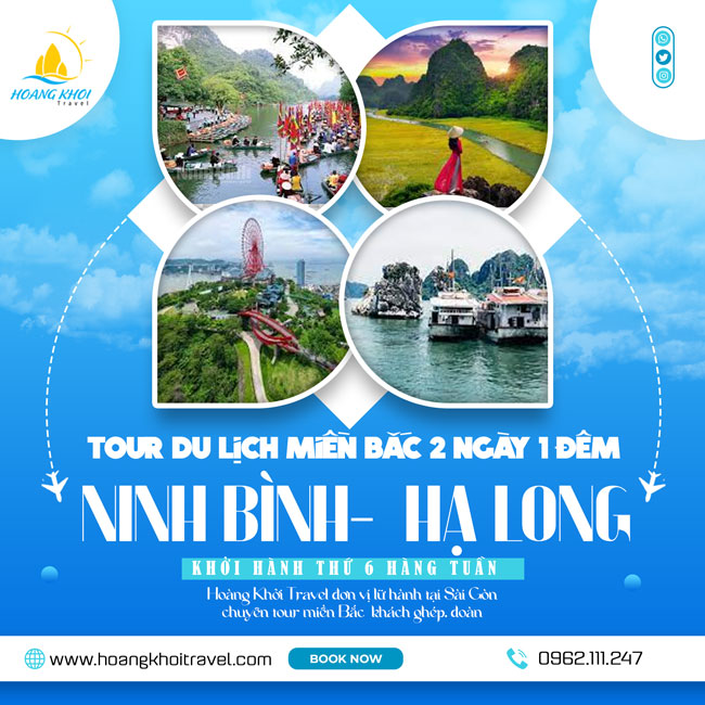 Tour Du Lịch Hà Nội – Ninh Bình – Hạ Long (2 Ngày 1 Đêm)